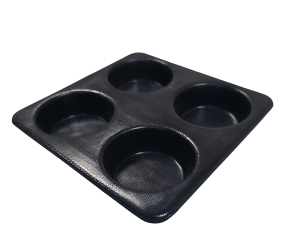 TEF-FORM 100% Teflon 4 egg Mould (Fiberglass free)
